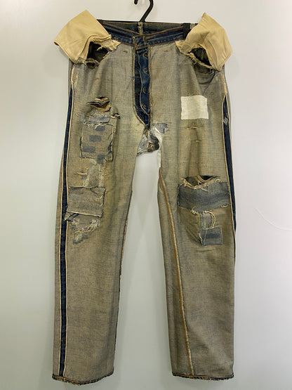 【現状渡し品】【メンズ】 Levi's リーバイス 501 DENIM PANTS BIG E 刻印6 足長R 赤耳両シングル デニムパンツ 157-251012-ks-37-min サイズ：不明 カラー：インディゴ 万代Net店