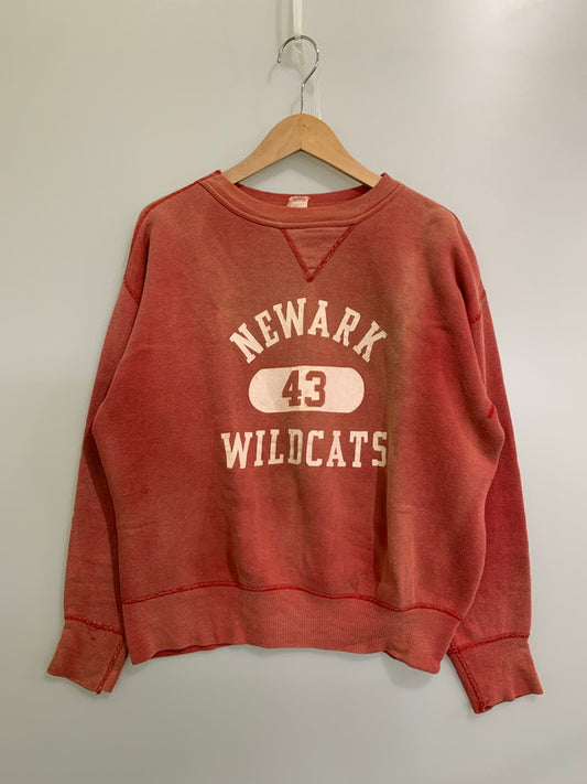 【現状渡し品】【メンズ】 RUSSELL ATHLETIC ラッセルアスレティック 40-50S NEWARK WILDCATS CREW SWEAT SHIRT スウェットシャツ 146-251012-ks-31-min サイズ：L カラー：レッド系 万代Net店
