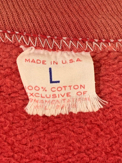 【現状渡し品】【メンズ】 RUSSELL ATHLETIC ラッセルアスレティック 40-50S NEWARK WILDCATS CREW SWEAT SHIRT スウェットシャツ 146-251012-ks-31-min サイズ：L カラー：レッド系 万代Net店