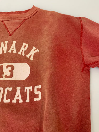 【現状渡し品】【メンズ】 RUSSELL ATHLETIC ラッセルアスレティック 40-50S NEWARK WILDCATS CREW SWEAT SHIRT スウェットシャツ 146-251012-ks-31-min サイズ：L カラー：レッド系 万代Net店