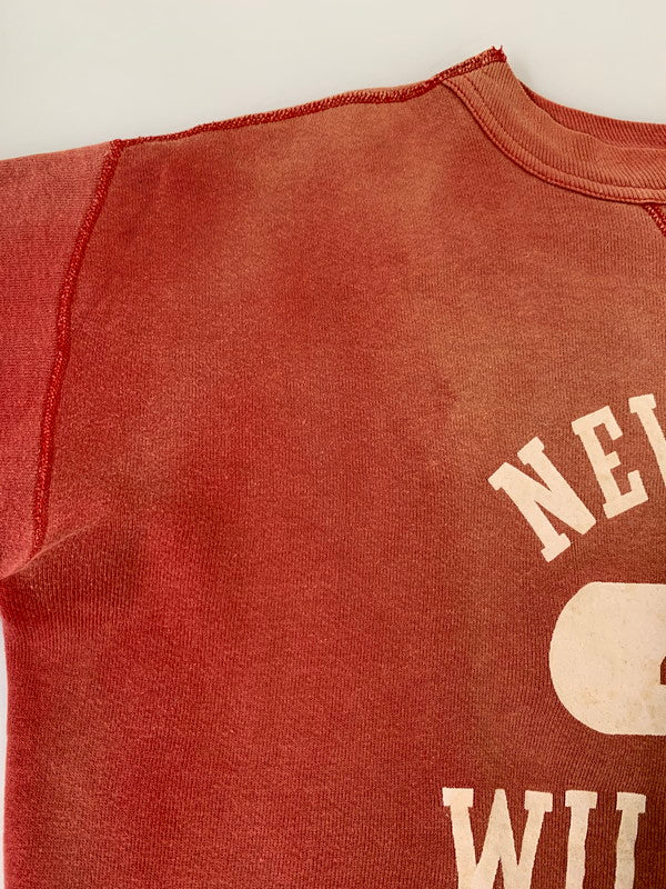 【現状渡し品】【メンズ】 RUSSELL ATHLETIC ラッセルアスレティック 40-50S NEWARK WILDCATS CREW SWEAT SHIRT スウェットシャツ 146-251012-ks-31-min サイズ：L カラー：レッド系 万代Net店