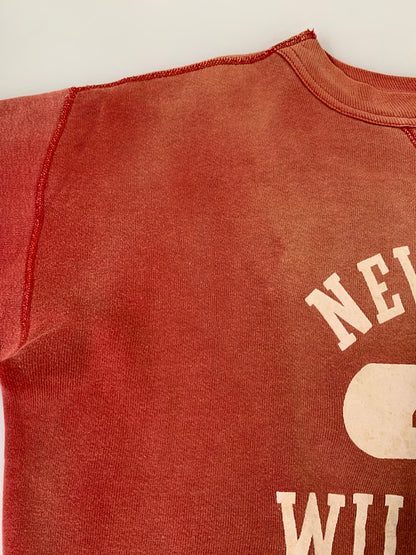 【現状渡し品】【メンズ】 RUSSELL ATHLETIC ラッセルアスレティック 40-50S NEWARK WILDCATS CREW SWEAT SHIRT スウェットシャツ 146-251012-ks-31-min サイズ：L カラー：レッド系 万代Net店