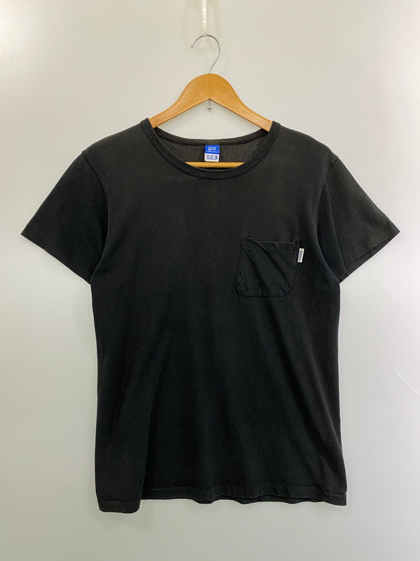 【中古品】【メンズ】 STUSSY ステューシー LIVIN CREW NECK POCKET TEE リビング クルーネック ポケット Tシャツ トップス 142-260626-jt-16-min サイズ：サイズ不明 下記参照 カラー：ブラック 万代Net店