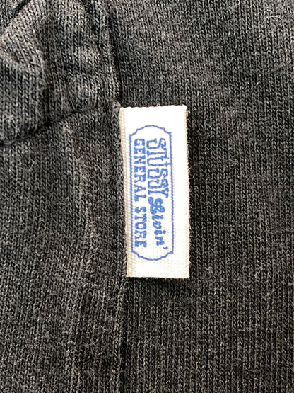 【中古品】【メンズ】 STUSSY ステューシー LIVIN CREW NECK POCKET TEE リビング クルーネック ポケット Tシャツ トップス 142-260626-jt-16-min サイズ：サイズ不明 下記参照 カラー：ブラック 万代Net店