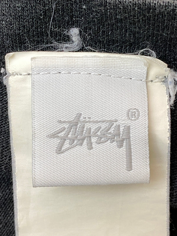 【中古品】【メンズ】 STUSSY ステューシー LIVIN CREW NECK POCKET TEE リビング クルーネック ポケット Tシャツ トップス 142-260626-jt-16-min サイズ：サイズ不明 下記参照 カラー：ブラック 万代Net店