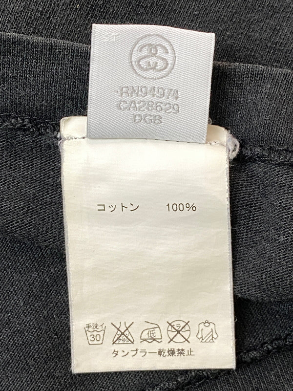 【中古品】【メンズ】 STUSSY ステューシー LIVIN CREW NECK POCKET TEE リビング クルーネック ポケット Tシャツ トップス 142-260626-jt-16-min サイズ：サイズ不明 下記参照 カラー：ブラック 万代Net店
