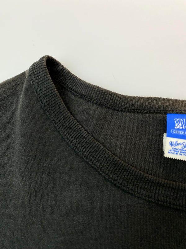 【中古品】【メンズ】 STUSSY ステューシー LIVIN CREW NECK POCKET TEE リビング クルーネック ポケット Tシャツ トップス 142-260626-jt-16-min サイズ：サイズ不明 下記参照 カラー：ブラック 万代Net店