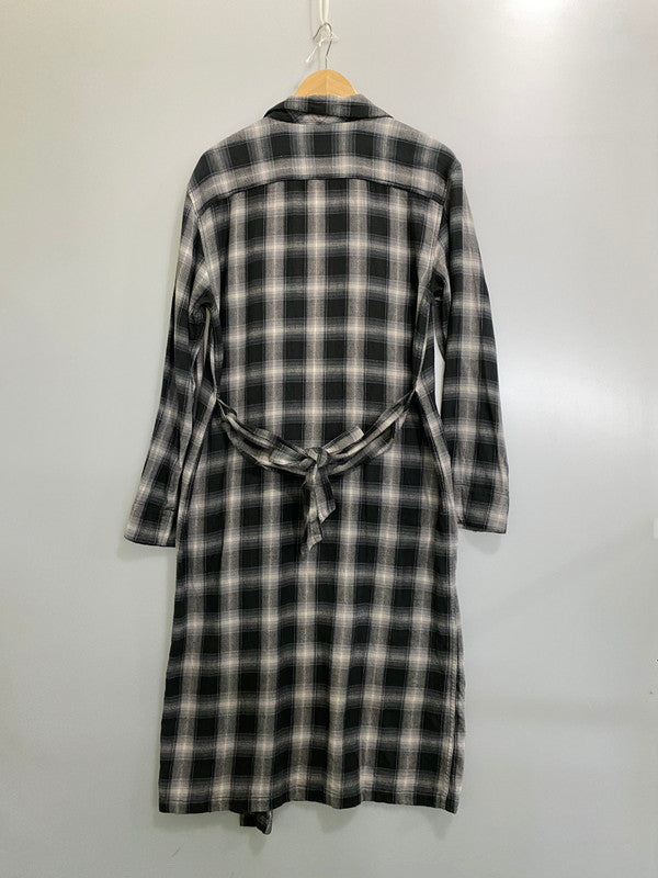 【中古品】【メンズ】 FIVE BROTHER ファイブブラザー 三角タグ 70S 80S CHECK LONG GOWN 70年代 80年代 チェック ロング ガウン アウター 146-260918-hu-39-min サイズ：S カラー：UNI 万代Net店