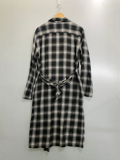 【中古品】【メンズ】 FIVE BROTHER ファイブブラザー 三角タグ 70S 80S CHECK LONG GOWN 70年代 80年代 チェック ロング ガウン アウター 146-260918-hu-39-min サイズ：S カラー：UNI 万代Net店