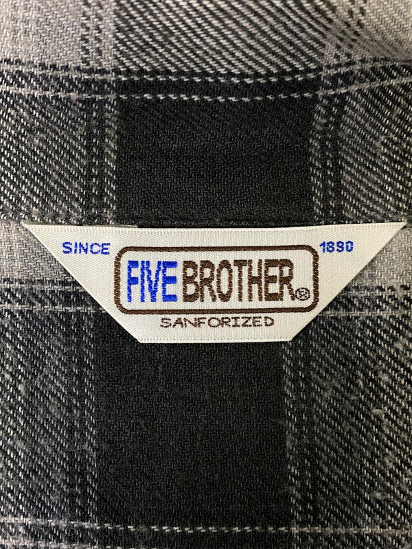 【中古品】【メンズ】 FIVE BROTHER ファイブブラザー 三角タグ 70S 80S CHECK LONG GOWN 70年代 80年代 チェック ロング ガウン アウター 146-260918-hu-39-min サイズ：S カラー：UNI 万代Net店