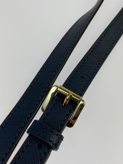 【中古品】【レディース】 Michael Kors マイケルコース ハミルトントラベラー ミディアム トップジップ メッセンジャー ショルダーバッグ 35F7GHXM2L カバン 188-251021-jt-18-min カラー：ネイビー 万代Net店
