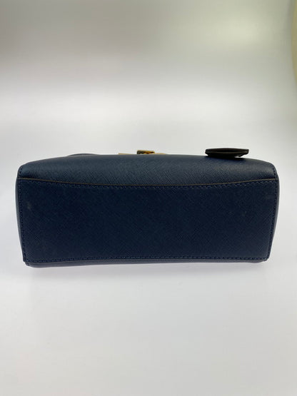 【中古品】【レディース】 Michael Kors マイケルコース ハミルトントラベラー ミディアム トップジップ メッセンジャー ショルダーバッグ 35F7GHXM2L カバン 188-251021-jt-18-min カラー：ネイビー 万代Net店
