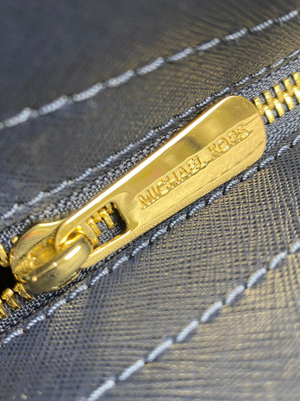 【中古品】【レディース】 Michael Kors マイケルコース ハミルトントラベラー ミディアム トップジップ メッセンジャー ショルダーバッグ 35F7GHXM2L カバン 188-251021-jt-18-min カラー：ネイビー 万代Net店
