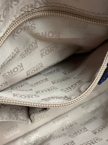 【中古品】【レディース】 Michael Kors マイケルコース ハミルトントラベラー ミディアム トップジップ メッセンジャー ショルダーバッグ 35F7GHXM2L カバン 188-251021-jt-18-min カラー：ネイビー 万代Net店