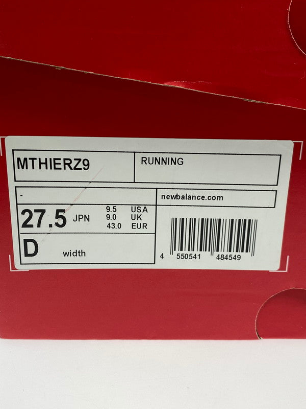 【未使用品】【メンズ】 NEW BALANCE ニューバランス FRESH FOAM X HIERRO MTHIERZ9 フレッシュ フォーム X ヒエロ スニーカー 靴 162-251007-kk-19-min カラー：BLACK 万代Net店