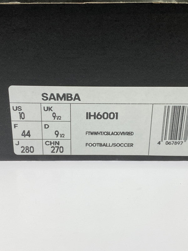 【未使用品】【メンズ】 adidas アディダス SAMBA IH6001 サンバ スニーカー 靴 161-251007-kk-17-min カラー：FTWWHT/CBLACK/VIVRED 万代Net店