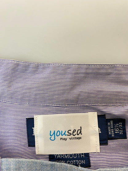 【中古品】【メンズ】 YOUSED ユーズド REMAKE SHIRT リメイク シャツ メンズ トップス 長袖 146-251214-em-19-min カラー：ライトパープル系 万代Net店