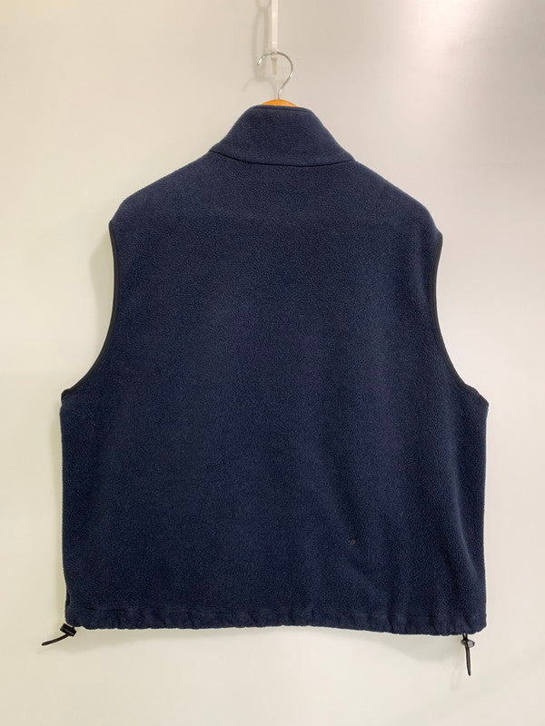 【現状渡し品】【メンズ】 WOOLRICH ウールリッチ 90S FLEECE VEST フリースベスト アウター 146-251122-AS-14-min サイズ：XL カラー：ネイビー 万代Net店