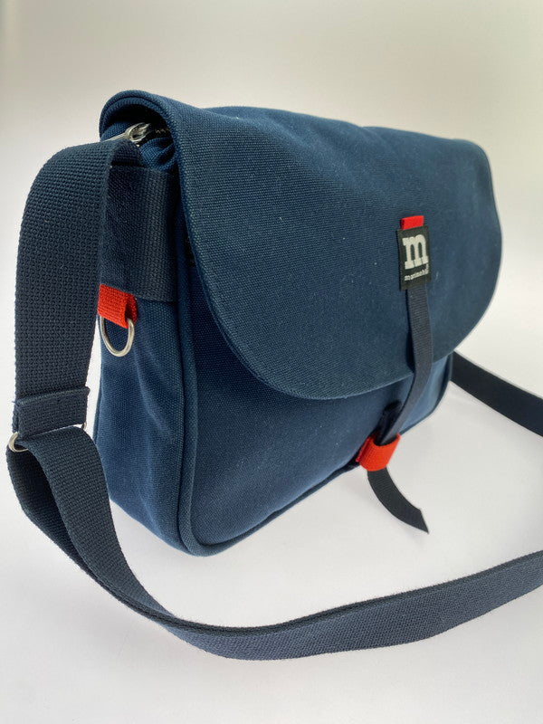 【中古品】【メンズ/レディース】 marimekko マリメッコ MAGNEETTILAUKKU 310205654 マグネットバッグ カバン 188-251021-jt-17-min カラー：ネイビー 万代Net店