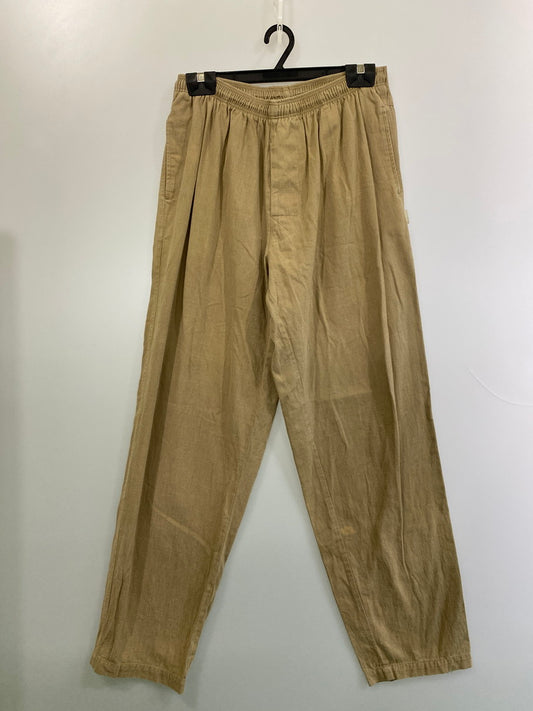 【中古品】【メンズ】 OLD STUSSY オールドステューシー 90S USA製 COTTON PANTS コットンパンツ ボトムス 153-251102-zi-23-min サイズ：L カラー：ベージュ 万代Net店