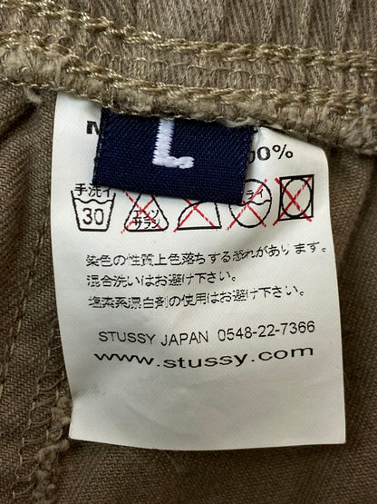 【中古品】【メンズ】 OLD STUSSY オールドステューシー 90S USA製 COTTON PANTS コットンパンツ ボトムス 153-251102-zi-23-min サイズ：L カラー：ベージュ 万代Net店