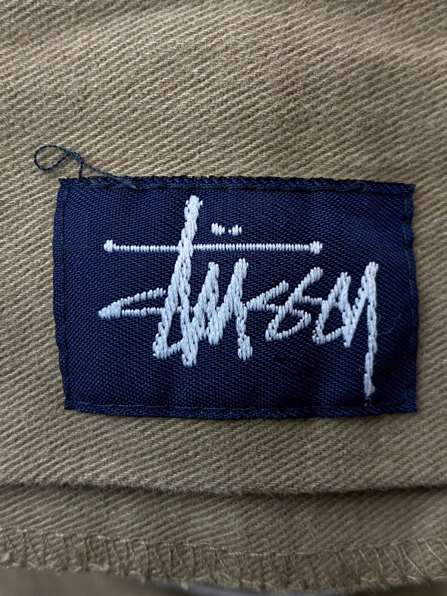 【中古品】【メンズ】 OLD STUSSY オールドステューシー 90S USA製 COTTON PANTS コットンパンツ ボトムス 153-251102-zi-23-min サイズ：L カラー：ベージュ 万代Net店