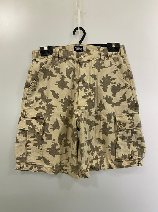 【現状渡し品】【メンズ】 STUSSY ステューシー OUTDOOR 90S USA製 デジカモ カーゴショーツ 153-251012-ks-50-min サイズ：32 万代Net店