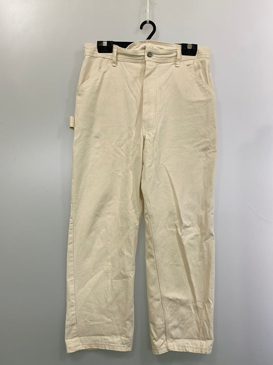 【現状渡し品】【メンズ】 TRADESMAN トレーズマン PAINTER PANTS WHITE ペインター パンツ メンズ ボトムス ワークパンツ 156-251029-em-33-min サイズ：W36L30 カラー：ホワイト 万代Net店