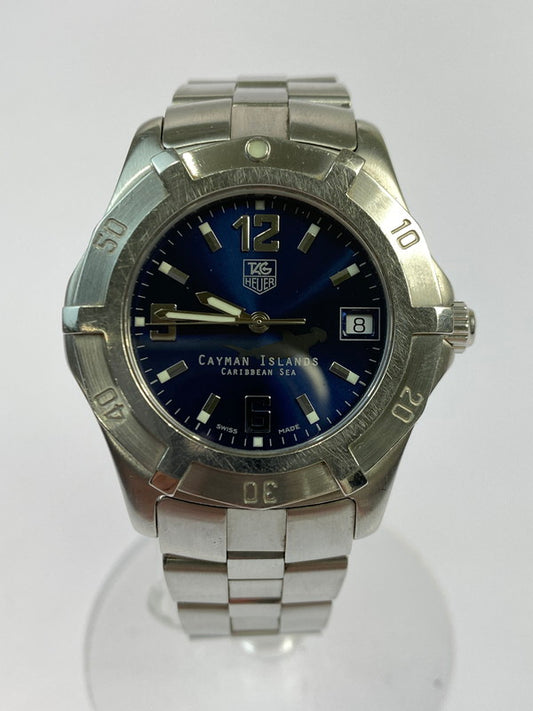 【中古品】【メンズ】 TAG HEUER タグホイヤー WN111M CAYMAN ISLANDS 2000 エクスクルーシブ ケイマン諸島 世界2000本限定 クォーツ 腕時計 195-251016-kk-35-min カラー：シルバー 万代Net店