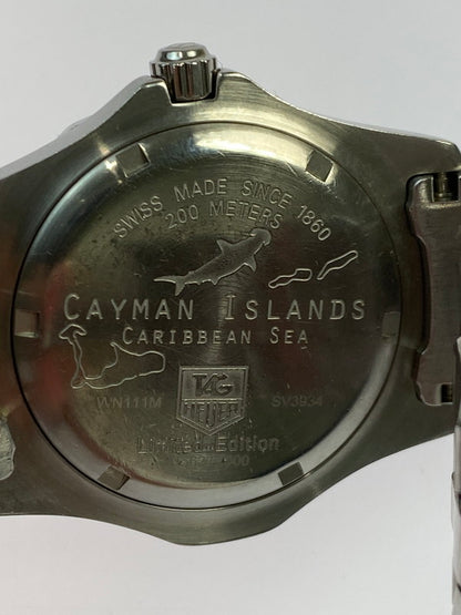 【中古品】【メンズ】 TAG HEUER タグホイヤー WN111M CAYMAN ISLANDS 2000 エクスクルーシブ ケイマン諸島 世界2000本限定 クォーツ 腕時計 195-251016-kk-35-min カラー：シルバー 万代Net店