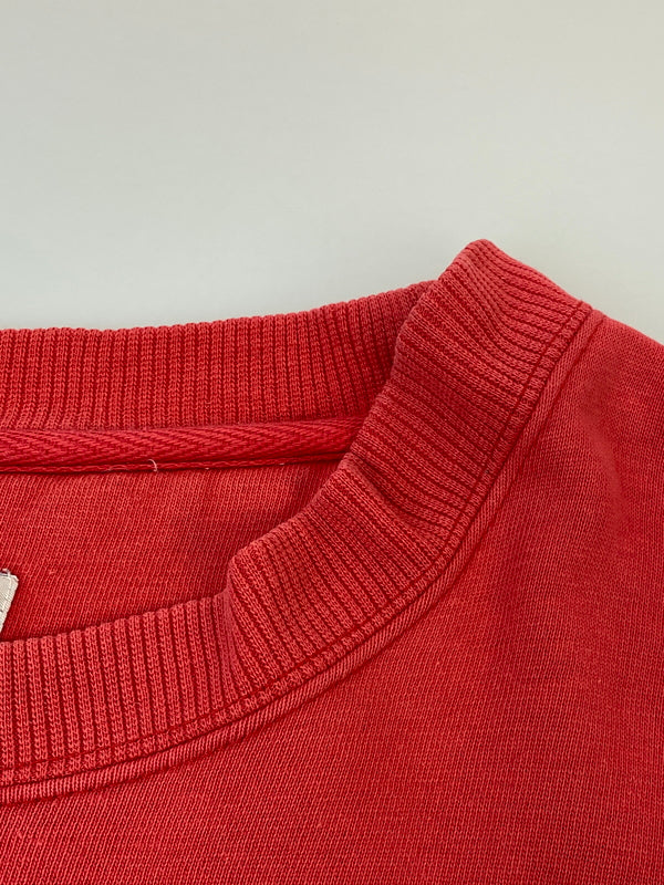 【中古品】【メンズ】 MAJESTIC マジェスティック OHIO STATE CREW NECK SWEAT SHIRT 90S オハイオ ステイト クルーネック スウェットシャツ メンズ トップス トレーナー 146-260720-em-82-min カラー：レッド 万代Net店