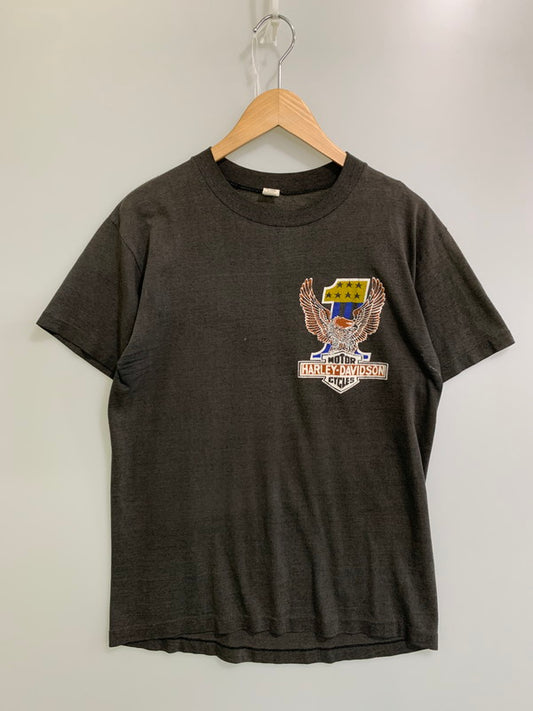 【現状渡し品】【メンズ】 HARLEY DAVIDSON ハーレーダビッドソン 80S DAYTONA BEACH TEE Tシャツ トップス 146-251012-ks-21-min サイズ：L カラー：グレー 万代Net店