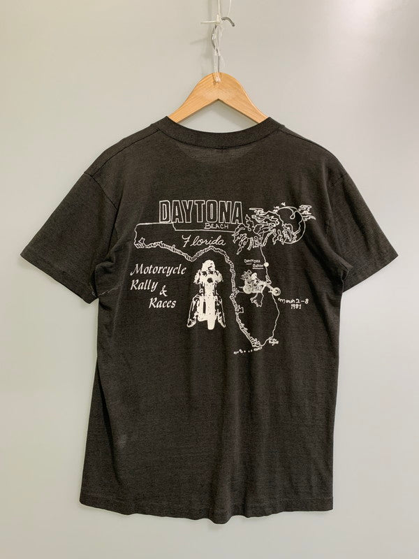 【現状渡し品】【メンズ】 HARLEY DAVIDSON ハーレーダビッドソン 80S DAYTONA BEACH TEE Tシャツ トップス 146-251012-ks-21-min サイズ：L カラー：グレー 万代Net店