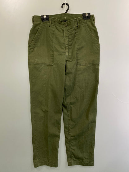 【現状渡し品】【メンズ】 U.S.ARMY ユーエスアーミー 8405-00-610-2693 60-70S UTILITY PANT ユーティリティパンツ 157-251012-ks-49-min サイズ：36×31 カラー：グリーンカーキ 万代Net店