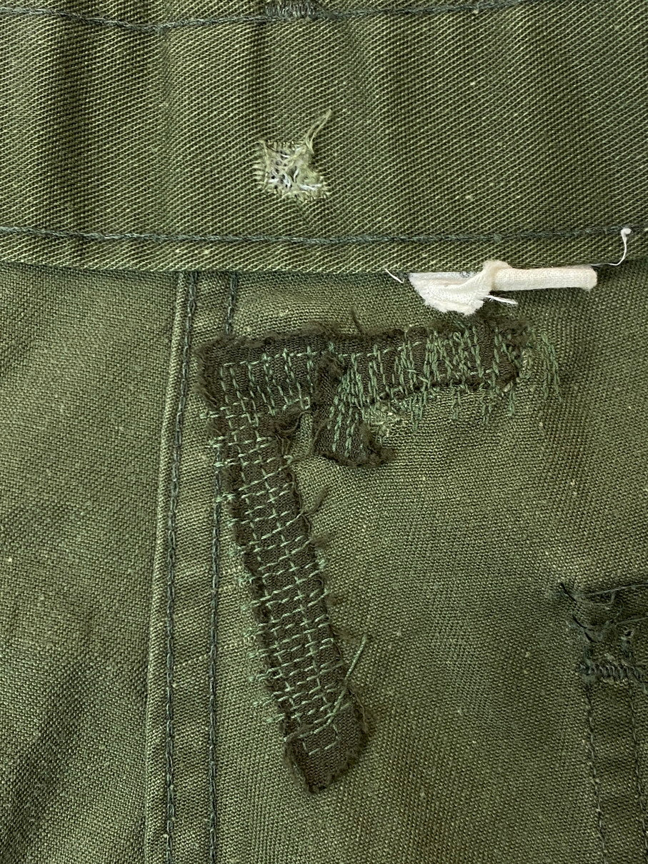 【現状渡し品】【メンズ】 U.S.ARMY ユーエスアーミー 8405-00-610-2693 60-70S UTILITY PANT ユーティリティパンツ 157-251012-ks-49-min サイズ：36×31 カラー：グリーンカーキ 万代Net店