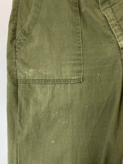 【現状渡し品】【メンズ】 U.S.ARMY ユーエスアーミー 8405-00-610-2693 60-70S UTILITY PANT ユーティリティパンツ 157-251012-ks-49-min サイズ：36×31 カラー：グリーンカーキ 万代Net店