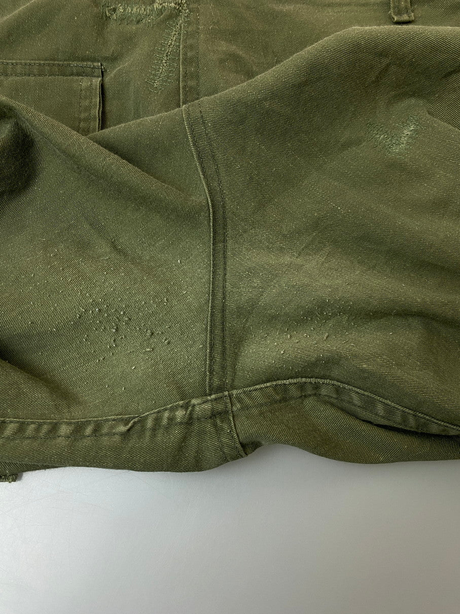 【現状渡し品】【メンズ】 U.S.ARMY ユーエスアーミー 8405-00-610-2693 60-70S UTILITY PANT ユーティリティパンツ 157-251012-ks-49-min サイズ：36×31 カラー：グリーンカーキ 万代Net店