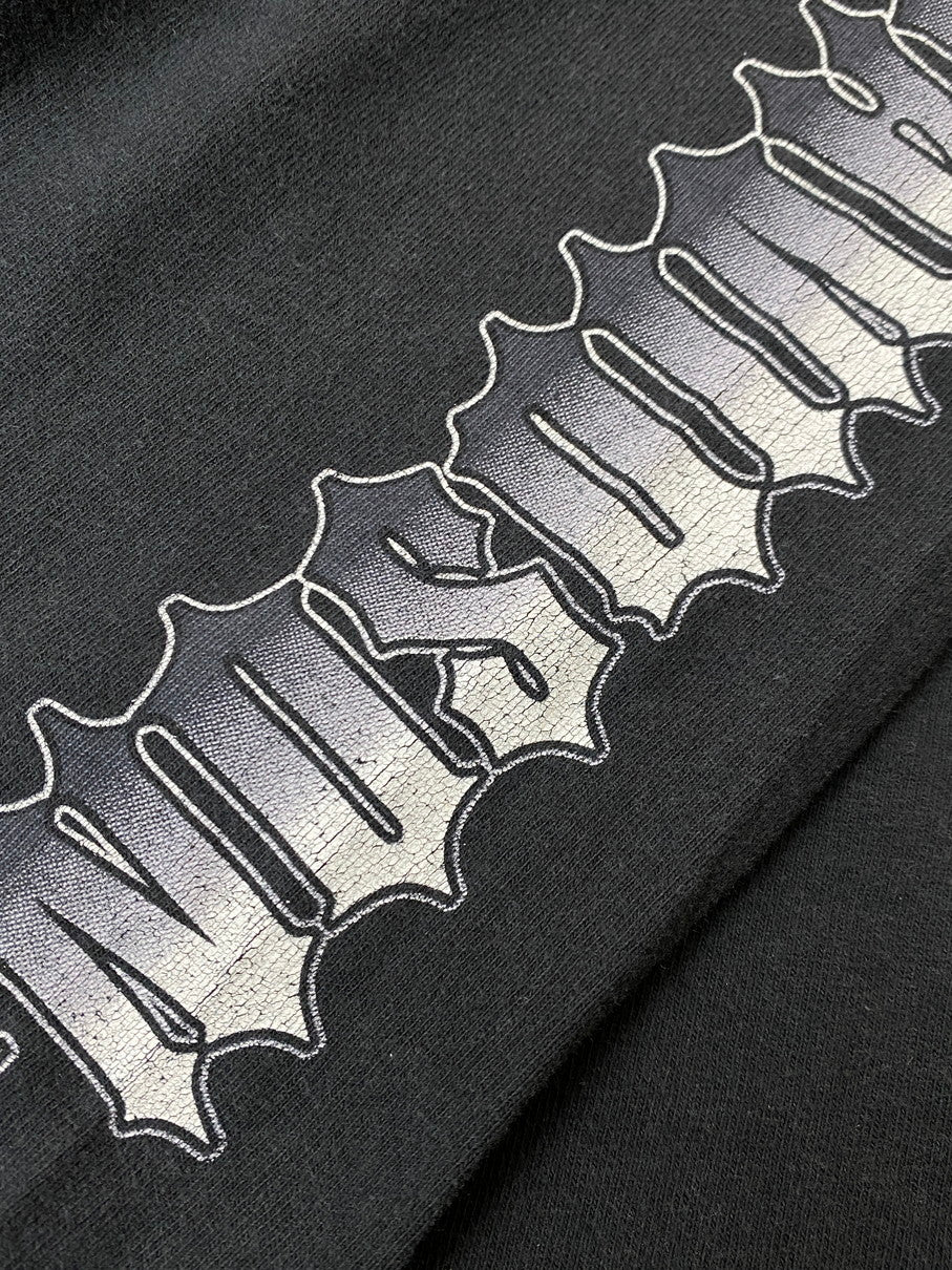 【中古品】【メンズ】 HARLEY DAVIDSON ハーレーダビッドソン 00's SKULL PRINT L/S TEE 00年代 スカルプリント ロングスリーブ Tシャツ 長袖 トップス 4面プリント 146-251011-kk-31-min サイズ：XL カラー：ブラック 万代Net店
