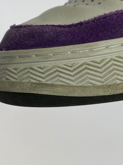 【中古品】【レディース】 LACOSTE ラコステ LOW CUT SNEAKER L001 223 3 SFA ローカット スニーカー 靴 166-251011-kk-09-min サイズ：6 カラー：WHITE/PURPLE 万代Net店