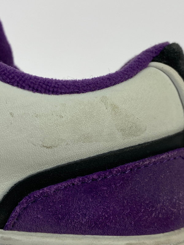 【中古品】【レディース】 LACOSTE ラコステ LOW CUT SNEAKER L001 223 3 SFA ローカット スニーカー 靴 166-251011-kk-09-min サイズ：6 カラー：WHITE/PURPLE 万代Net店