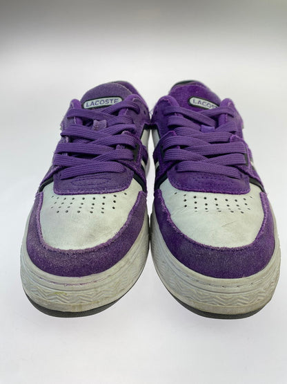 【中古品】【レディース】 LACOSTE ラコステ LOW CUT SNEAKER L001 223 3 SFA ローカット スニーカー 靴 166-251011-kk-09-min サイズ：6 カラー：WHITE/PURPLE 万代Net店