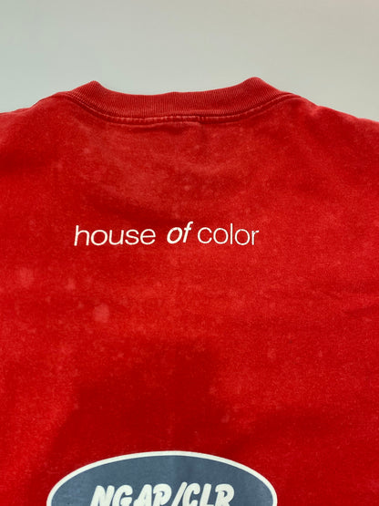 【中古品】【メンズ】 NGAP エヌジーエイピー 90's ABSOLUTE COLOR TEE アブソリュートカラー Tシャツ 半袖 トップス 142-251030-kk-38-min サイズ：XL カラー：レッド 万代Net店