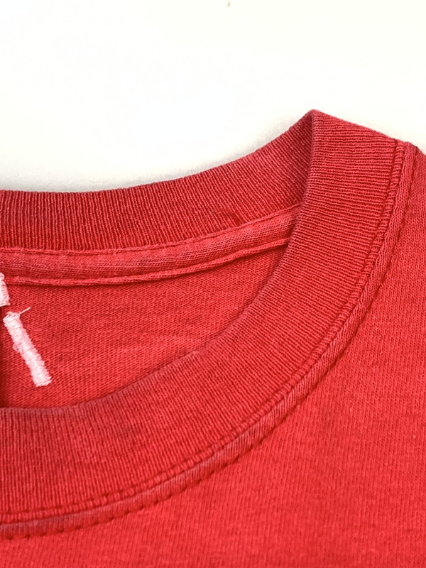 【中古品】【メンズ】 SHANTII シャンティ BLACK FLAG TEE RED ブラック フラッグ ティー レッド メンズ 半袖 ショートスリーブ Tシャツ 142-260630-hu-07-min サイズ：L カラー：レッド 万代Net店