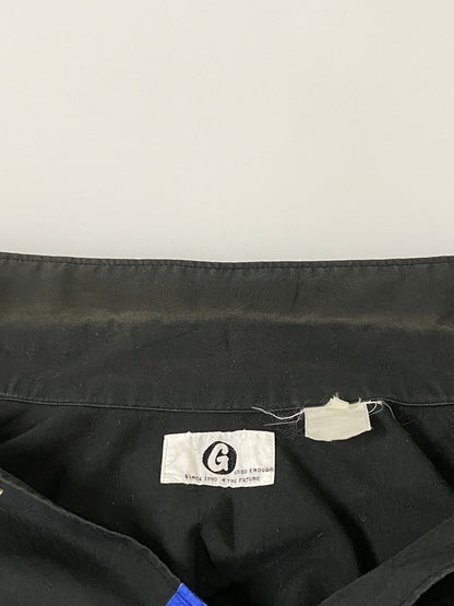 【中古品】【メンズ】 GOOD ENOUGH 90S SS SHIRT BLACK NAVY メンズ 半袖 ショートスリーブ 142-260630-hu-23-min カラー：ブラック 万代Net店