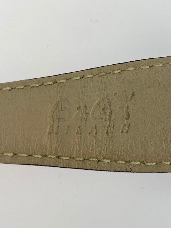 【中古品】【メンズ】 Gaga Milano ガガ・ミラノ 11423 MANUALE 48MM 手巻き 腕時計 197-251019-AS-10-min カラー：ブラック/シルバー 万代Net店