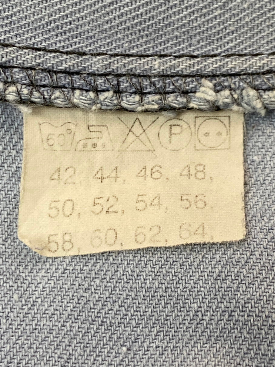 【現状渡し品】【メンズ】 EURO VINTAGE ヨーロッパ古着 WORK JACKET ワークジャケット ライトアウター 146-251030-kk-46-min サイズ：表記無し 下記参照 カラー：ライトブルー 万代Net店