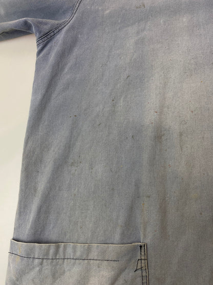 【現状渡し品】【メンズ】 EURO VINTAGE ヨーロッパ古着 WORK JACKET ワークジャケット ライトアウター 146-251030-kk-46-min サイズ：表記無し 下記参照 カラー：ライトブルー 万代Net店