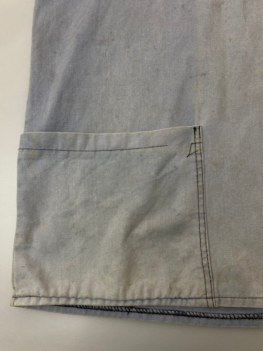 【現状渡し品】【メンズ】 EURO VINTAGE ヨーロッパ古着 WORK JACKET ワークジャケット ライトアウター 146-251030-kk-46-min サイズ：表記無し 下記参照 カラー：ライトブルー 万代Net店