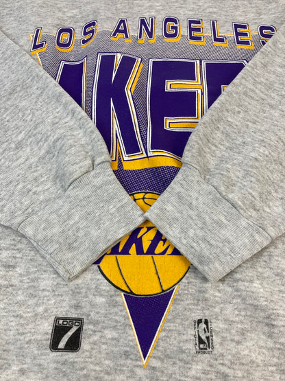 【中古品】【メンズ】 TULTEX タルテックス LAKERS SWEATSHIRT レイカーズ スウェットシャツ トレーナー トップス 146-251025-cn-26-min サイズ：M カラー：ライトグレー 万代Net店