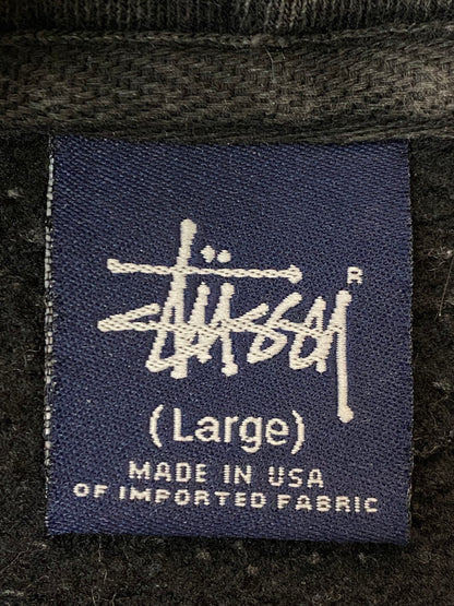 【中古品】【メンズ】 STUSSY ステューシー 90'S STUCCI HOODIE 90年代 スウェット フーディー パーカー メンズ トップス 142-251019-em-60-min サイズ：L カラー：ブラック 万代Net店